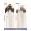 Conjunto de 12 Pincéis de Tinta a Óleo Transfronteiriço Pincel de Tinta Acrílica Cerdas de Nylon Caneta Pincel de Pintura Arte DIY Pintura Caneta Gouache Aquarela