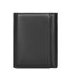Cartera Retro de Cuero Genuino Jiameda para Hombre Antirrobo RFID Cepillo Multitarjeta Corta Triple Pliegue Clip Meijin Monedero