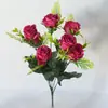 Flores Artificiales Hechas a Medida al por Mayor Regalos para el Festival Qixi Jardín Monet Decoración de Hogar de Alta Gama Flores Decorativas Estilo Ins