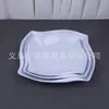 Vajilla de melamina plato de melamina plato blanco cuadrado plato cuadrado plato cuadrado plato cuadrado de 7 pulgadas 8 pulgadas 9 pulgadas plato cuadrado plato de plástico