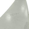 Banqueta de terrazzo de cimento branco marca Albo formato curvo Cadeira de lazer para canteiro de flores de parque assento com acabamento polido à água