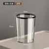 Cubo de basura grande de plástico de lujo con tapa para uso doméstico en baño, dormitorio, oficina o como papelera