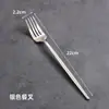 Juego de Cinco Piezas de Cuchillo, Tenedor y Cuchara para Bistec Portugués de Acero Inoxidable para Restaurante de Hotel, Cubertería Portuguesa Gruesa de Alta Gama