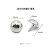 Clavos decorativos redondos de hierro para bricolaje transfronterizos con forma de hongo para cajas de dulces, artículos festivos, clavos decorativos de pie de doble punta en stock