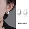 Aretes minimalistas mate en forma de U para mujer, estilo minimalista geométrico, exquisitos cuffs mate para la oreja, aretes de diseño de nicho estilo Ins de moda