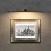 Lámpara de pared de diseño minimalista con luz frontal de espejo, fondo de pared, hotel, pasillo creativo, proyecto de escalera, lámpara de pared LED larga de cabecera