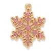 Serie Navideña Copo de Nieve Perlado DIY Accesorios de Joyería de Aleación Paquete Collar Pulsera Colgante Pendientes Materiales para Colgantes