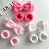 Conjunto Popular Transfronterizo de Muñequeras y Diadema con Lazo para Lavado Facial, Diadema de Peluche, Accesorios para el Cabello para Mujer, Venta Directa del Fabricante