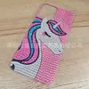 Pegatinas de patrón de dibujos animados unicornio de dibujos animados Pegatinas de diamante Pegado de cristal Patrón pequeño Zou Ju de diamante Pegatinas decorativas de gemas