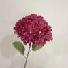 Simulación de una sola piruleta de hortensia estilo pastoral floral de hortensia para el hogar suave salón de bodas simulación de bola de flores redonda