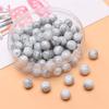 Cuentas de Porcelana Descascarillada Triturada de Jade de Vidrio de 8 mm Accesorios de Cuentas para Pulsera DIY Hechas a Mano Cuentas Esmaltadas Pintadas a Mano con Graffiti