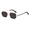2026 Gafas de Sol de Moda Retro Americanas de Metal con Montura Pequeña Cuadrada y Malla para Rostro Pequeño Estilo Old Money Protección Solar Gafas Estilo Callejero Nuevas