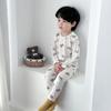 Conjunto de ropa interior infantil, pijamas de bebé de verano, primavera y otoño, ropa de bebé con aire acondicionado, ropa fina dividida con aire acondicionado, manga larga