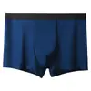 Ropa interior para hombre de algodón puro hecha a medida, calzoncillos tipo bóxer de color liso cómodos y transpirables para verano, calzoncillos deportivos de algodón de talla grande de cuatro puntas