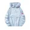 Chaqueta ligera de protección solar de verano para hombres y mujeres, estilo pareja, transpirable, colorida, fina, estilo astronauta, versión coreana de moda, prenda exterior elegante y genial