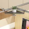 Prateleira de Armazenamento para Plantas de Mesa, Prateleira de Armazenamento para Plantas de Sala de Estar e Escritório, Prateleira de Armazenamento para Plantas e Copos de Água