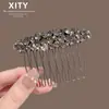Nuevo Peine para el Cabello con Pedrería Estilo Coreano para Mujeres, Herramienta de Peinado de Alta Gama y Elegante, Accesorio para Fijar el Cabello Lateral