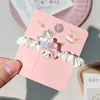 Linda Diadema de Dibujos Animados Sanrio para Niñas, Anillo de Intestino Delgado para Atar el Cabello, Accesorios para el Cabello de Goma para Niños, Diadema y Accesorios para la Cabeza
