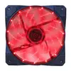Computador de mesa 15 lâmpada chassis ventilador 12cm silencioso luminoso grande 4Pin refrigerado a ar lâmpada azul 12025 ventilador de resfriamento