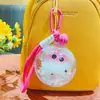 Chaveiro de Coelho de Pelúcia Bola Bobo Desenho Animado Moda Pingente Chaveiro para Mochila Escolar de Casal Boneco Pendurado Presentes