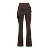 Calças de Yoga Novas com Saia Sobreposta, Roupa Externa Anti-Embaraço, Cintura Alta, Controle da Barriga, Emagrecimento, Fitness Corrida Yoga Calças Flare
