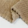 Venta al por mayor de fábrica tela de franela jacquard de piña de doble cara tejido de coral jacquard tela estampada para pijamas