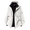 Chaqueta tres en uno de otoño e invierno para hombres y mujeres, forro interior desmontable, impermeable, cortavientos y cálida, adecuada para actividades al aire libre y senderismo