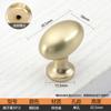 Huevo de Paloma Cajón Ovalado Manija de Agujero Único Nórdico Dorado Brillo Negro Gabinete Armario Muebles Manija Pequeña Redonda