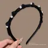 Diadema Ondulada Fina de Mezclilla de Gama Alta, Diadema de Estilo Moderno y de Moda, Accesorio para el Cabello para Mujeres, Pinza para el Cabello para Lavarse la Cara