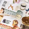 Adesivos de Fita para Diário Retro Estilo Sal, Alto Apelo Estético, Fofos Menina Básico Borda Colagem Tira Longa Pequenos Adesivos