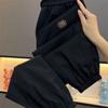 Calças Jogger Cargo Esportivas Masculinas de Verão Finas Soltas Modernas de Secagem Rápida Harem Cropped