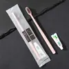 Hotel produtos de higiene pessoal especiais quarto hotel escova de dentes descartável homestay hospitalidade atacado conjunto de pele macia