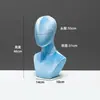Accesorios de Maniquí para Pelucas, Soporte para Sombreros, Cabeza de Maniquí, Soporte para Exhibición de Joyería, Soporte para Collares, Cabeza de Maniquí con Agujeros para Pines