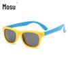 P802 Óculos de Sol Polarizados Infantis Memória Silicone Óculos de Sol Infantis Transfronteiriços 2140m Spike Óculos de Sol Infantis