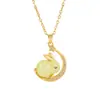 Collar de Conejo para Mujer, Año del Conejo, Incrustado con Jade Hetian, Cadena para Clavícula, Hebilla de Seguridad, Trae Paz, Regalo para Mejor Amiga, Nuevo para 2023