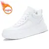 Outono e Inverno Comércio Exterior Tamanho Grande 48 Sapatos de Treino Alemães Transfronteiriços Temu Forrados com Lã Quentes Casuais Sapatos Masculinos Moda Tendência Cano Médio Sapatos Tendência