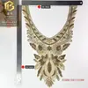 Comercio Exterior Accesorios para Ropa Cuello Encaje Hilo Dorado Lentejuelas Cuello Soluble en Agua Flor Accesorios para Tops Europeos Americanos Mujer Fabricante En Stock