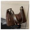 Bolsa Retrô Fosca Bolsa Tote Feminina Grande Capacidade Bolsa Transversal Outono e Inverno 2026 Nova Bolsa Casual para Trabalho e Deslocamento