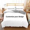 Funda de edredón de tres piezas transfronteriza Sábanas con estampado digital 3D con imágenes Exportación europea y americana a Amazon Ropa de cama Textiles para el hogar