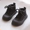 Botas Martin para Niños Otoño e Invierno para Mujer Bebé Algodón Forradas de Polar para Niños Botines Cortos Combinan con Todo Suela Suave Botas de Nieve Anti-golpe Antideslizantes