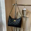 Bolso de Mujer de Alta Gama de Moda 2026 Otoño/Invierno Nueva Moda Bolso de Hombro Bajo el Brazo Bolso Bandolera Cruzado con Cadena Bolso Tote
