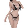 Noite três pontos lingerie sexy renda sexy três pontos peito pequeno grande pérola tentação tanga paixão livre fora do terno