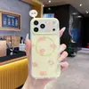 Funda simple de oso de dibujos animados adecuada para iPhone 17 Pro Max, funda de teléfono magnética para Apple phone 16, funda anticaídas para mujer 15