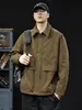 Ropa de Hombre Fengshe / Nueva Chaqueta Retro Americana Primavera y Otoño 2026 Abrigo de Trabajo para Hombre Parte Superior Moderna y Elegante