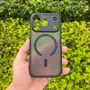 Funda de teléfono magnética con agujeros finos adecuada para Apple 18 Pro Max, Funda protectora anticaídas dos en uno con sensación de piel para iPhone 18