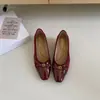 Zapatos Mary Jane Cuadrados Estilo Cuña Inspirados en Chanel para Mujer, Modelo Nuevo 2026, Color Negro y Nude