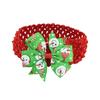 Horquilla Navideña Europea y Americana Transfronteriza de Amazon Moda Lazo para Niños Banda para el Cabello Navideña Red para el Cabello Diadema Accesorios