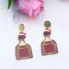 Aretes Personalizados de Corona de Carnaval Aretes de Máscara de Estrella Aretes Acrílicos Estampados Aretes para Mujer