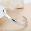 Pulseira de Concubina Imperial Pulseira Banhada a Prata Pulseira Corpo Nu Pulseira Aberta Brilhante Fabricante Lote Direto Pulseira Espelhada para Mulheres