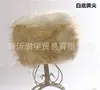 AliExpress gorra de césped de piel sintética de zorro redonda de copa plana engrosada otoño e invierno peluda rusa mongola cálida